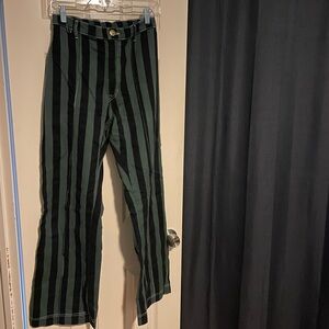 Big Bud Press Emerald Green stripe western pants